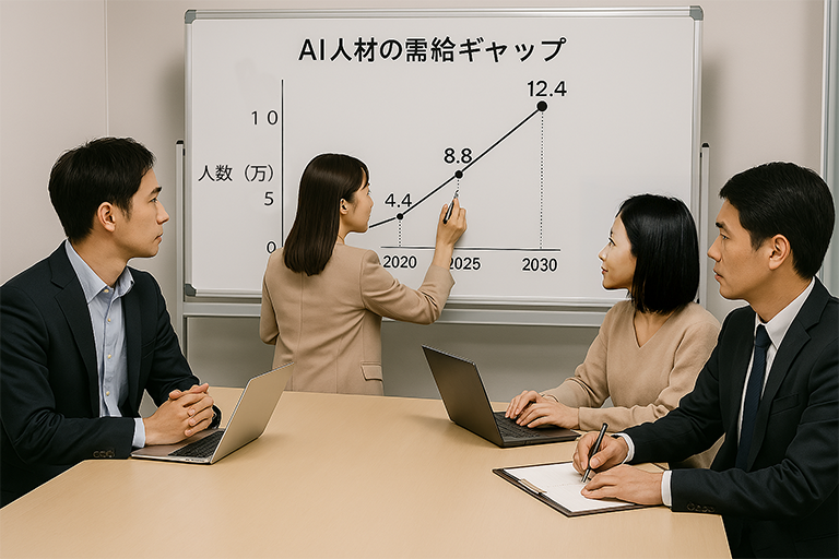 AI人材の需給ギャップ